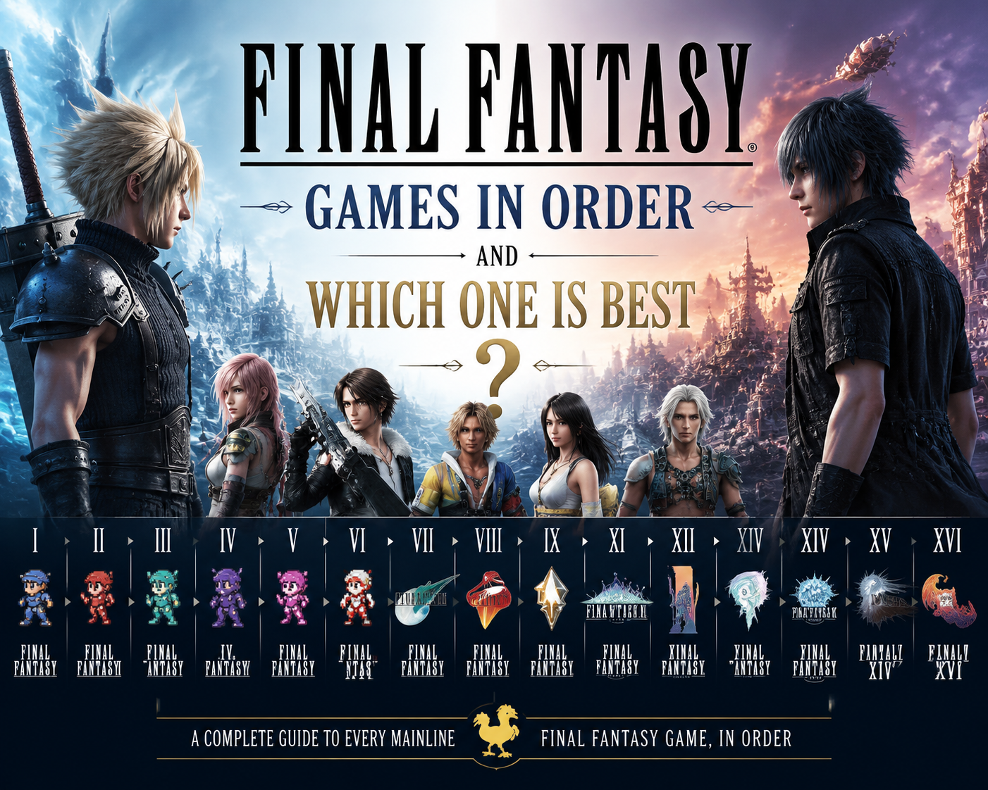 Final Fantasy ทุกภาค เรียงลำดับ และภาคไหนดีที่สุด