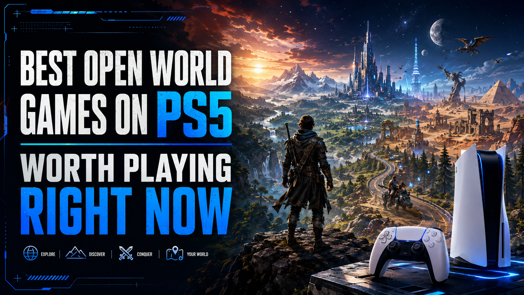 รวมสุดยอดเกม Open World บน PS5 ที่ควรลองสักครั้ง