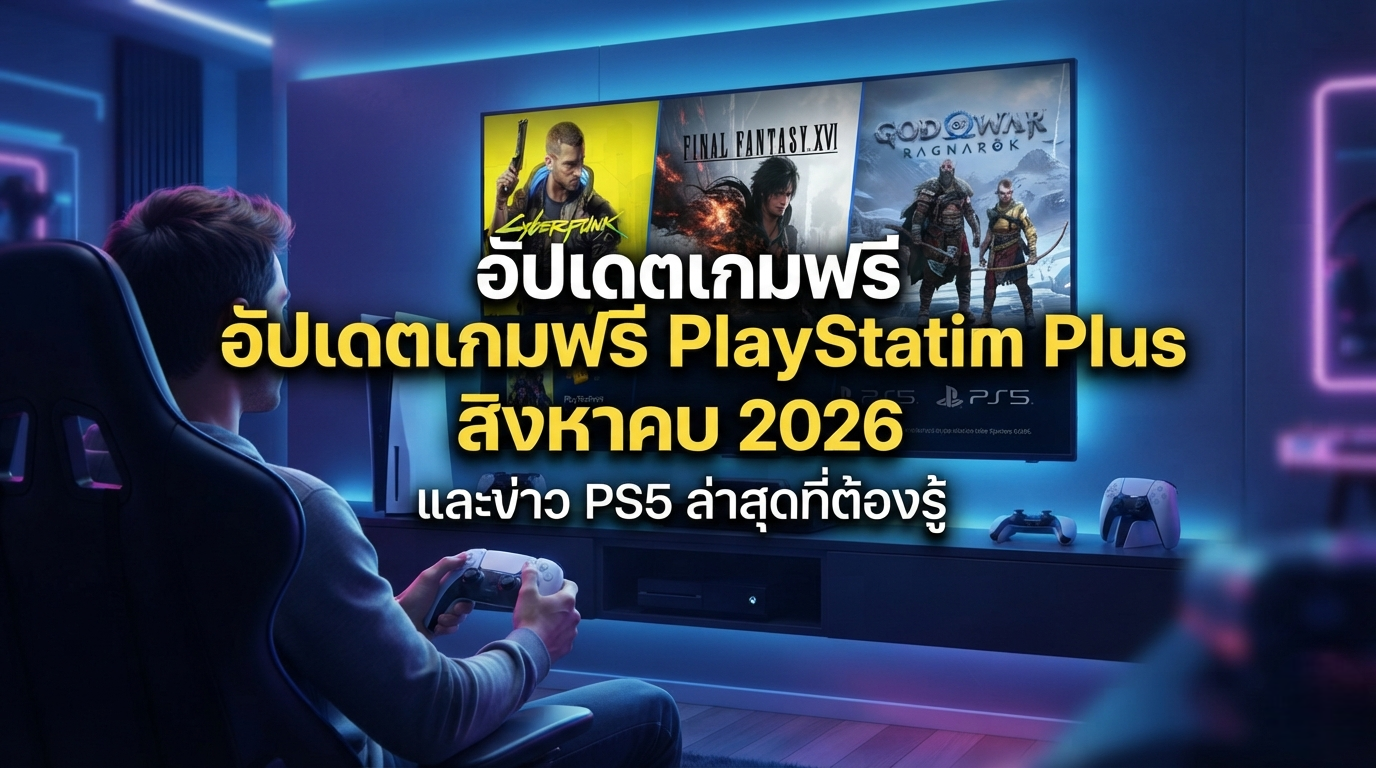 อัปเดตเกมฟรี PlayStation Plus สิงหาคม 2026 และข่าว PS5 ล่าสุดที่ต้องรู้