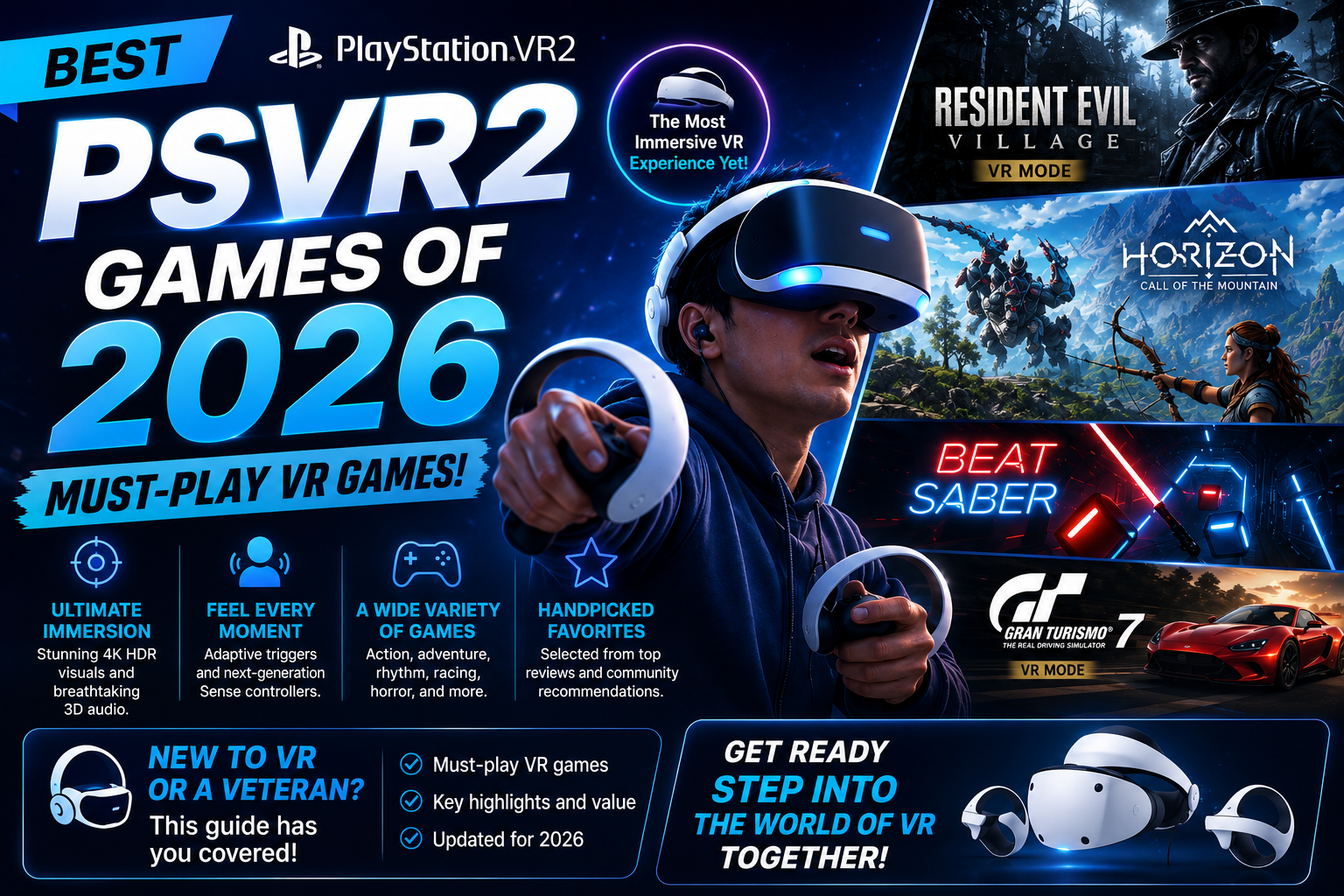 รวมเกม best psvr2 games 2026 เกมไหนต้องลองให้ได้
